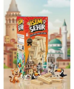 Alternative view of TOTTERİQ İsim şehir kültürel aile oyunu denge oyunu cezalı jenga