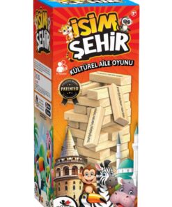 TOTTERİQ İsim şehir kültürel aile oyunu denge oyunu cezalı jenga