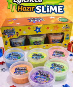 EVENT 6 Farklı Renk Hazır Slime Set Hazır Slime Oyuncak Çocuklar İçin Hazır Slaym Oyun Hamuru