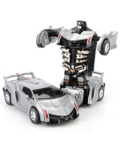 Brother Toys Transformers Robot Çek Bırak Kendinden Robota Dönüşen 1:32 Bugatti Lamborghini Araba - Görsel 3