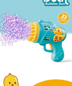Kayyum Oyuncak Duck Çok Delikli Pilli Köpük Atan Tabanca Oyuncağı 23 Delikli Bubble Gun
