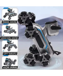 Alternative view of YILDIRIM OYUNCAK Uzaktan Bilekten Kumandalı Şarjlı 8 Teker Akrobat Robot Köpek Müzikli ve Led Işık 25 cm Köpek Araba