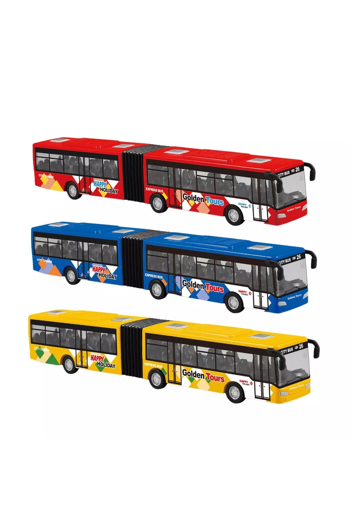 Brother Toys Oyuncak Körüklü Metal Otobüs Metrobüs Çek Bırak 1:48 22 Cm Büyük Model