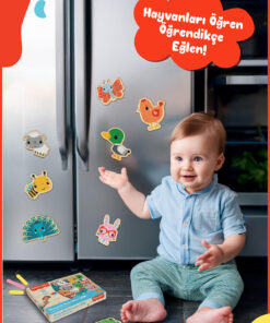 Fisher Price DİYTOY Mıknatıslı Manyetik Hayvanlar Çiftlik / Magnet Puzzle +3 yaş - Görsel 2