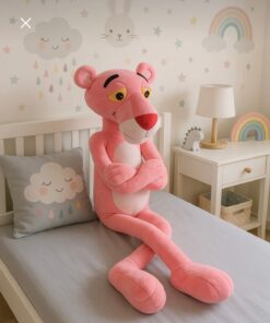 Alternative view of greenfor evlife Pembe Panter Peluş 90 cm – Dev Boy & Sevimli Çocuk Hediyesi
