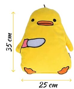 WOODROFFE Avokado - Katil Civciv Uyku Arkadaşı ve Peluş Yastık 35 cm 2 li Peluş Oyuncak Yastık Hediye Paketi - Görsel 3