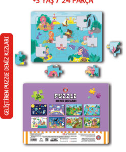 Alternative view of Çocuk Akademi Puzzle Deniz Kızları