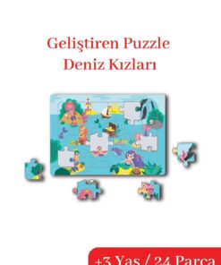 Çocuk Akademi Puzzle Deniz Kızları