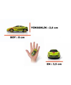 Toysan 10lu Speed Racer Metal Araba 10 Adet Metal Yarış Arabası - Görsel 3