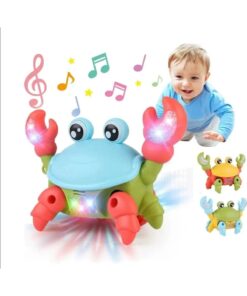 Brother Toys Yürüyen Yengeç Oyuncak İpli Işıklı Müzikli Emeklemeye ve Yürümeye Yardımcı Pilli - Görsel 3
