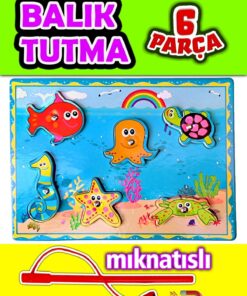 kidssan games Mıknatıslı Balık Tutma Oyunu Çocuk Eğitici Oyuncak