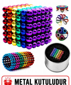 Armasse Boncuk Mıknatıs 216 Adet 5 mm Mıknatıslı Magnet Neo Cube 6 Renkli Hobi Seti ORJİNAL LAMASSUE KUTULUDUR