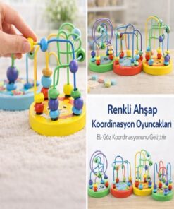 Alternative view of babysch Renkli Ahşap Kordinasyon