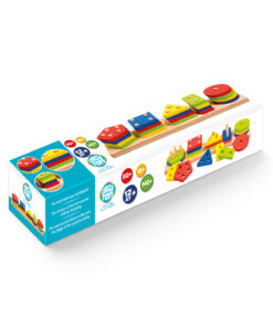 Alternative view of Circle Toys 5’li Ahşap Geometrik Şekiller