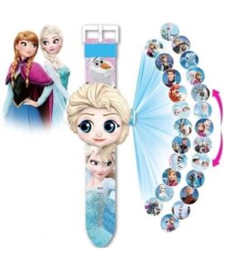 chinese Elsa Frozen Projeksiyonlu Saat