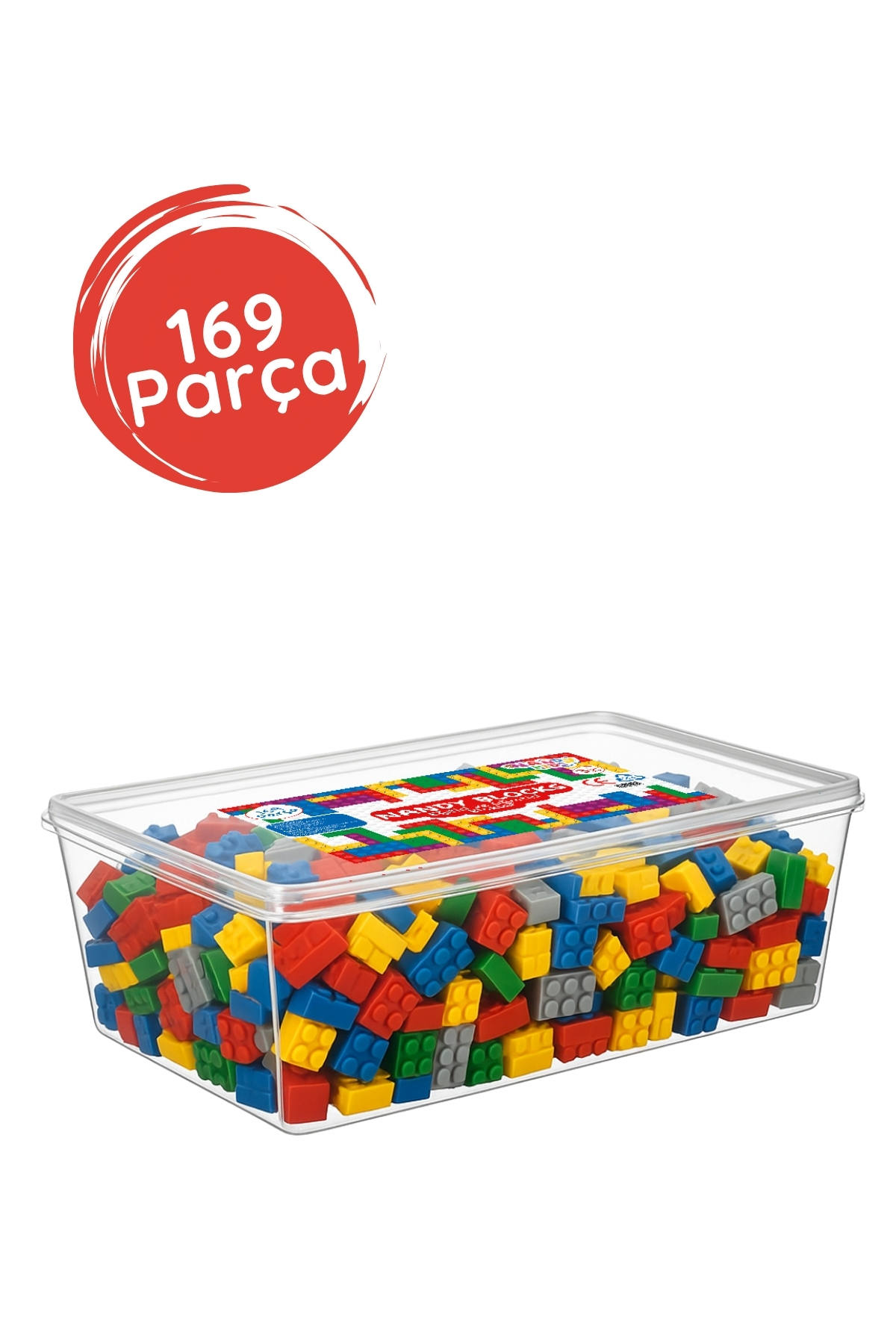 Nandy Home Eğitici Öğretici Kutulu Yapı Blokları 169 Parça – Problem Çözme ve Yaratıcılığı Geliştiren Blok Seti