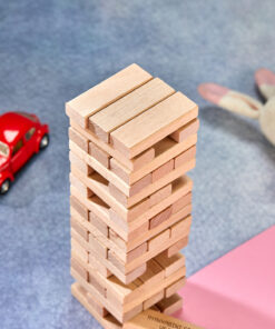 TOTTERİQ Cezalı jenga Eşşek şakaları versiyonu eğlenceli denge oyunu 54 parça - Görsel 3