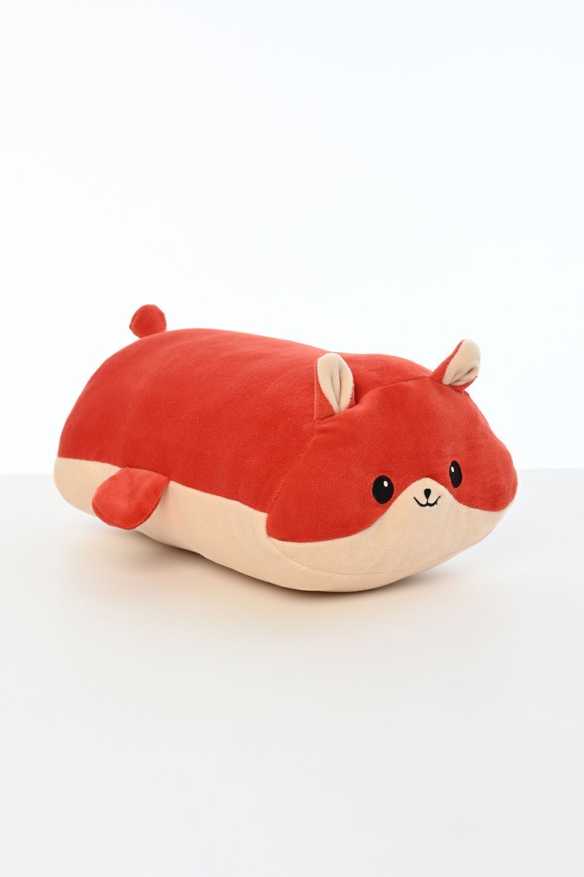 Pufu Toys Hayvan Figürlü Peluş Oyuncak Yastık Yumuşak Ve Sevimli 40 Cm Rulo Peluş Oyuncak