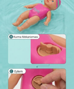 Smartfox Kurmalı Yüzen Bebek - Banyo Oyuncağı - Deniz / Havuz Oyuncağı - Görsel 3