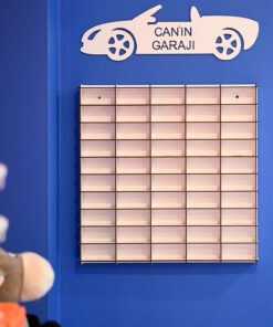 wudie Oyuncak Araba Rafı 50'li Eskitme Beyaz - Görsel 3