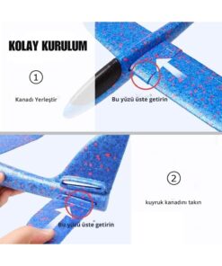 Alternative view of Magicway Köpük Uçak 48 Cm Elle Atılan Eğlenceli Çocuk Oyuncak Uçak Hafif ve Dayanaklıdır