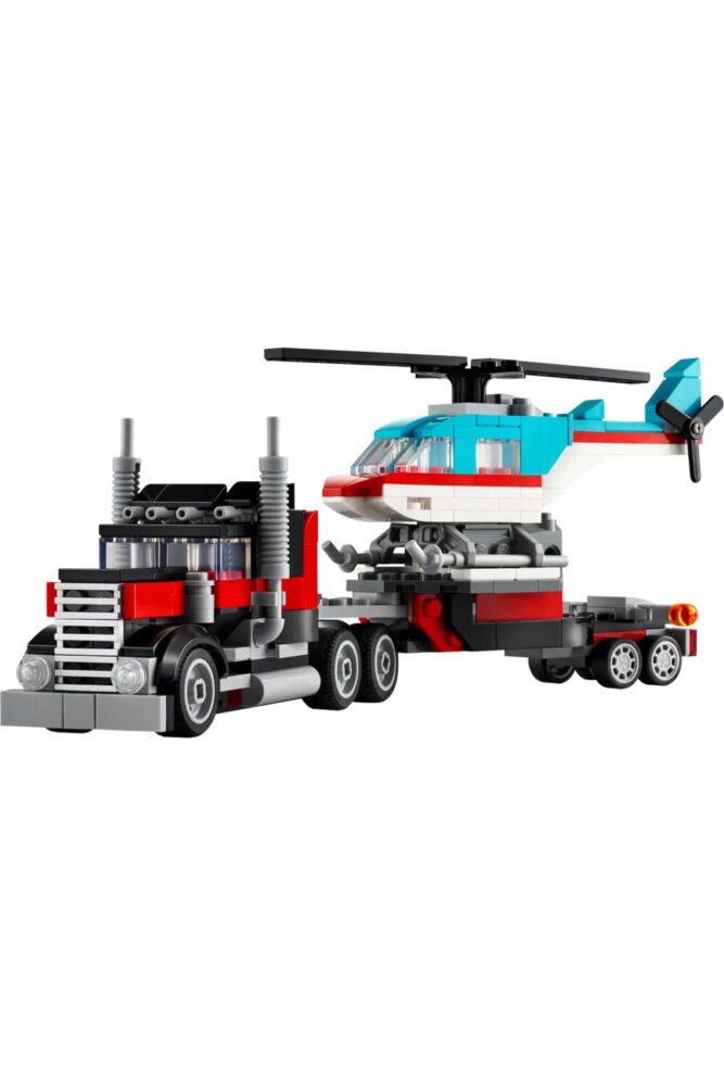 LEGO ® Creator 3'ü 1 Arada Helikopterli Açık Kasa Kamyon 31146 - 7+ Yaratıcı Oyuncak Yapım Seti (270P) - Görsel 2