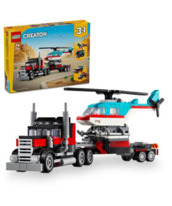 LEGO ® Creator 3'ü 1 Arada Helikopterli Açık Kasa Kamyon 31146 - 7+ Yaratıcı Oyuncak Yapım Seti (270P)