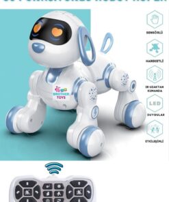 Brother Toys Uzaktan Kumandalı 30 Fonksiyon Akıllı İnteraktif Öğretici Robot Oyuncak Köpek