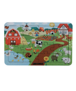 Fizello 6 Adet 16 Parça Eğitici Ve Öğretici Ahşap Çocuk Puzzle Montessori & Yapboz Bebek Çocuk Oyuncak - Görsel 3