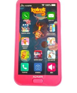 Brother Toys Oyuncak Kukuli Cep Telefonu Dokunmatik 12 Fonksiyonlu Türkçe Sesli Işıklı Müzikli Telefon Pembe