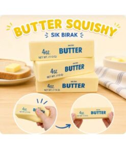 Needoh Butter squishy tereyağı sukuşi oyuncak yumuşak sünger karışık renk