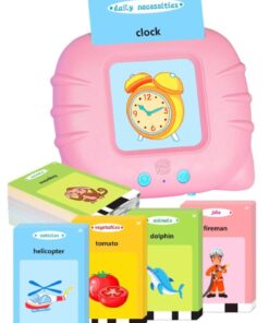 Alternative view of Circle Toys İngilizce Konuşan Sesli Flash Eğitim Kartları 224 Kart - Pembe