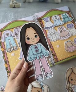 minisofia Moda Evim - Cırtlı Elbise Giydirme ve Aktivite Materyali