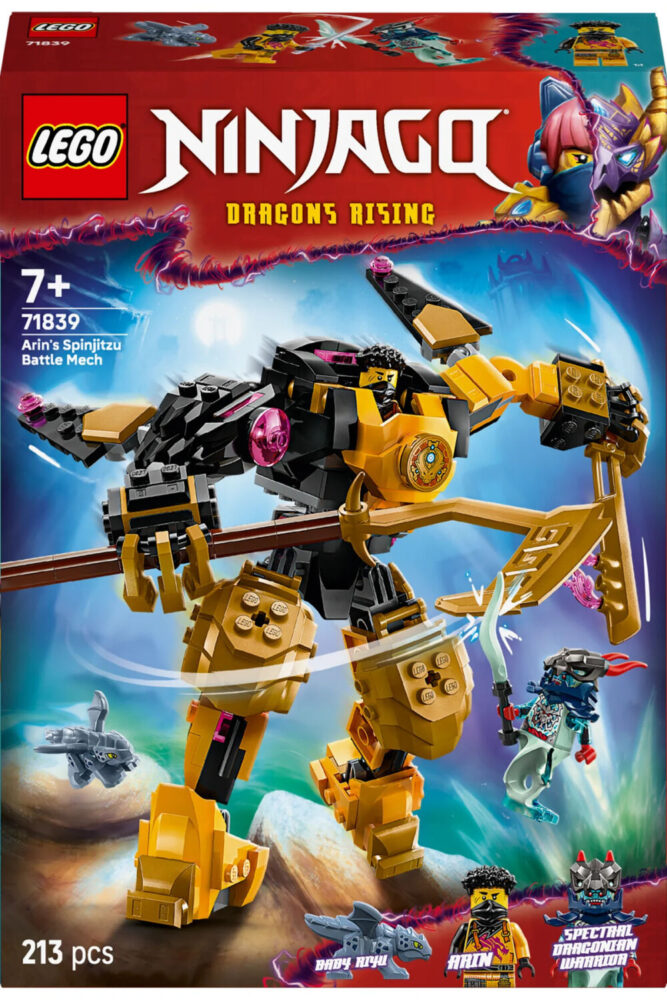 LEGO ® NINJAGO® Arin’in Spinjitzu Savaş Robotu 71839- 7+ Çocuklar için Yaratıcı Oyuncak Yapım Seti (213P) - Görsel 3