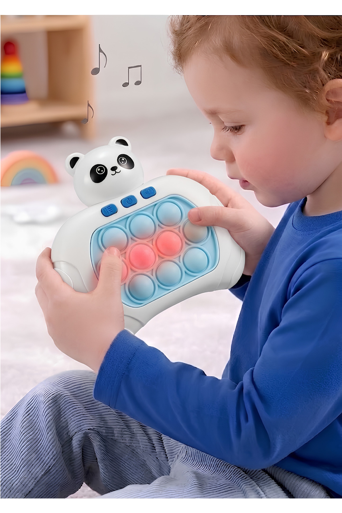 Boratila Toys Işıklı Ve Sesli Hızlı Popit Oyuncak El Konsolu - 999+ Seviyeli 4 Farklı Oyun Modlu Elektronik Hafıza Ve Zeka Geliştirici Çocuk Oyuncak