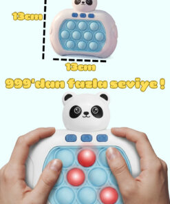 Boratila Toys Işıklı Ve Sesli Hızlı Popit Oyuncak El Konsolu - 999+ Seviyeli 4 Farklı Oyun Modlu Elektronik Hafıza Ve Zeka Geliştirici Çocuk Oyuncak - Görsel 3
