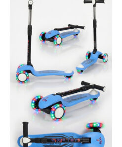 PRO Toys Işık/Ledli Üç Teker Yükseklik Ayarlanabilir ve Katlanabilir Fren Sistemli Çocuk Scooter - Görsel 3