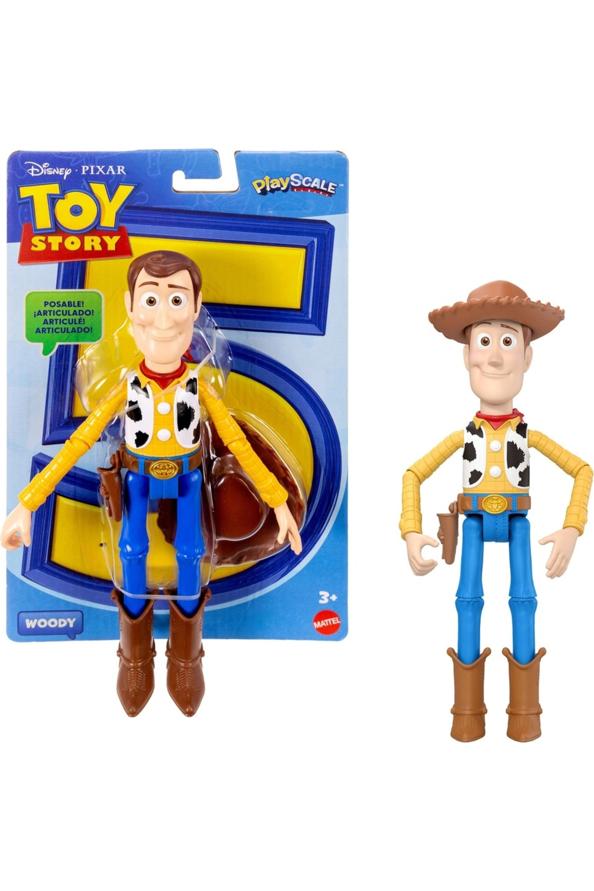 Mattel Toy Story 5 Woody Aksiyon Figürü 14 Bükülebilir