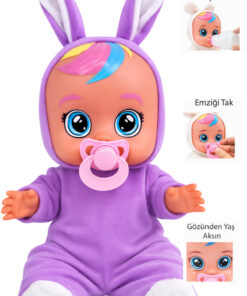 Toyx Ağlayan ve Konuşan Et Bebek Lila
