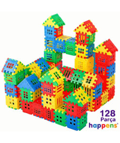 Alternative view of HAPPENS 128 Parça Puzzle City 3d Yapı Ve Tasarım Blokları Eğitici Oyuncak