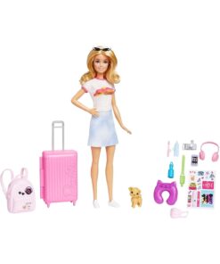 Barbie Seyahatte Bebeği Ve Aksesuarları