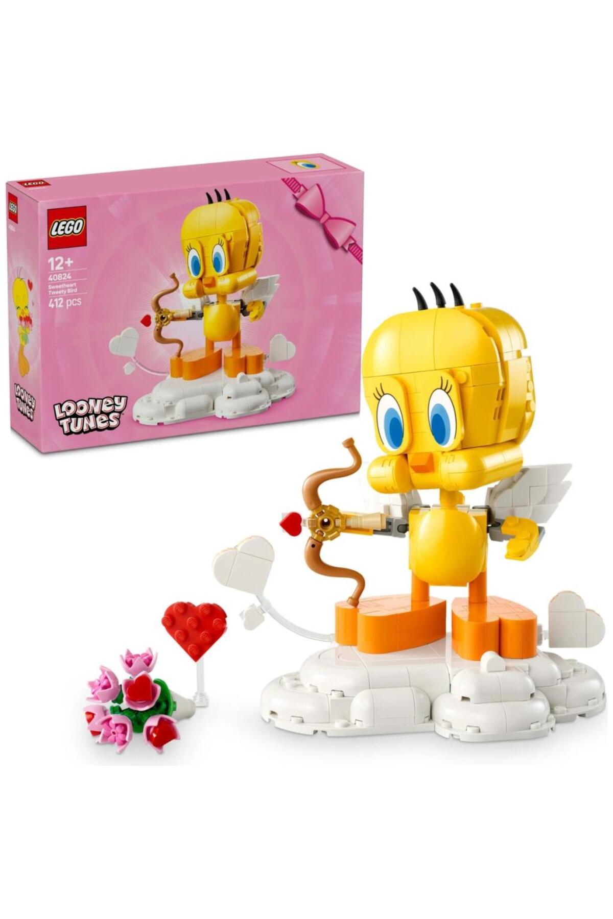 LEGO ® Looney Tunes Sevgili Kuş Tweety 40824 - 12+ Yaratıcı Oyuncak Yapım Seti (412 Parça)