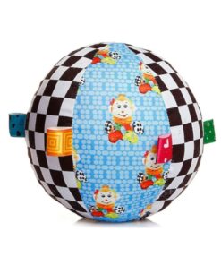 Sozzy Toys Çıngıraklı Büyük Boy Renkli Oyun Topum (15 CM)
