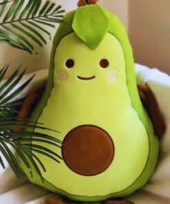 esdishopping Sevimli Avokado Peluş Yastık & Uyku Arkadaşı & Oyuncak & Hediyelik 35cm