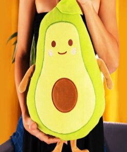 esdishopping Sevimli Avokado Peluş Yastık & Uyku Arkadaşı & Oyuncak & Hediyelik 35cm - Görsel 3