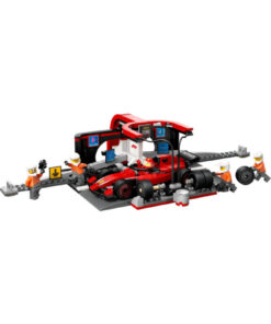 Alternative view of LEGO ® City Ferrari Arabalı F1®Pit Stop ve Pit Ekibi 60443 - 6+ Çocuklar için Oyuncak Yapım Seti (322P)
