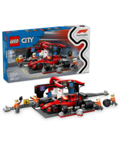 LEGO ® City Ferrari Arabalı F1®Pit Stop ve Pit Ekibi 60443 - 6+ Çocuklar için Oyuncak Yapım Seti (322P)