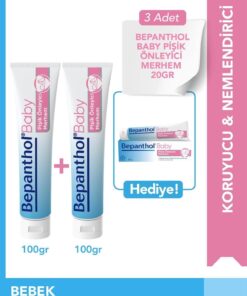 Bepanthol Baby Pişik Önleyici Merhem 100gr 2'li Paket & 3 Adet 20gr Pişik Önleyici Onarıcı Merhem
