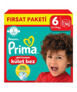 Prima Külot Bez 6 Numara 52 Adet Bebek Bezi Fırsat Paketi
