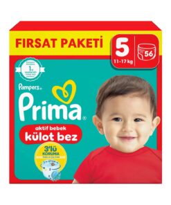Prima Külot Bez 5 Numara 56 Adet Bebek Bezi Fırsat Paketi